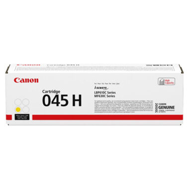 Cartuș toner original Canon CRG-045H galben, 2.200 pagini