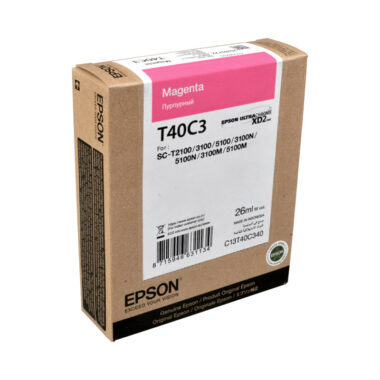 Cartuș cerneală original Epson T40C magenta