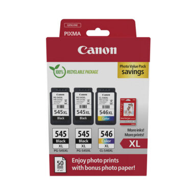Cartuș cerneală original Canon 2xPG-545XL, 1xCL-546XL, Photo Pack