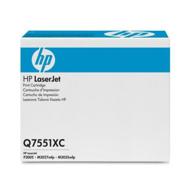 Cartuș toner original HP Q7551X negru, 13.000 pagini