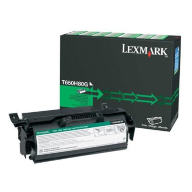Cartuș toner original Lexmark T654 (36k) (T654X80G) negru, 36.000 pagini