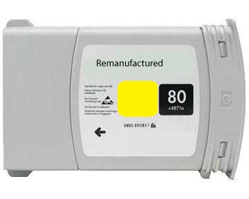 Cartuș cerneală compatibil HP 80 (C4848A) galben